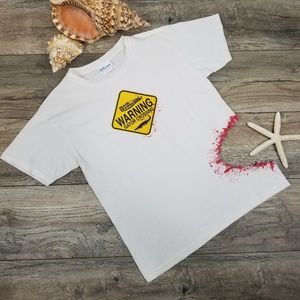 MIAMI SEAQUARIUM Gator Crossing Bite Novelty T shirt Sz M Youth Child Kid Unisex